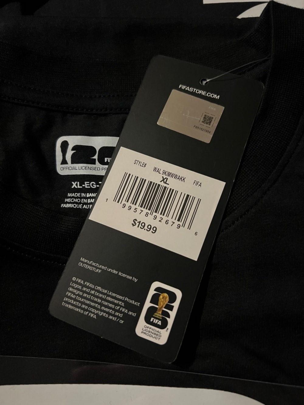 FIFA World Cup Trophy Tee by FIFA - Black - Picture 4 of 4